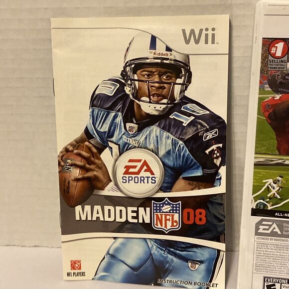 Madden NFL 08 Complete In Box (Nintendo Wii, 2007) Complete Everyone - Picture 5 of 8